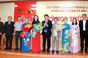 Bà Bùi Thị Quỳnh Vân tái đắc cử Chủ tịch HĐND tỉnh Quảng Ngãi khóa XIII