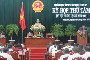 HĐND tỉnh Phú Yên khóa VIII họp kỳ thứ tám: Xem xét, quyết định nhiều nội dung quan trọng