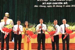 Bắc Giang: Bầu Phó Chủ tịch HĐND tỉnh, Phó Chủ tịch UBND tỉnh
