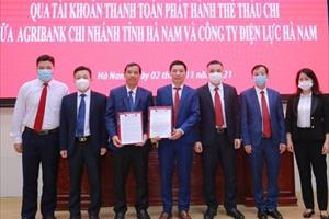 Ký kết thỏa thuận hợp tác giữa PC Hà Nam và Agribank Chi nhánh tỉnh Hà Nam