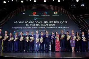 Vinamilk vững vàng vị trí dẫn đầu top 100 doanh nghiệp bền vững Việt Nam năm 2020
