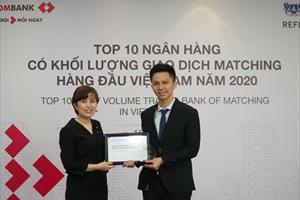 Techcombank loạt Top 4 Ngân hàng giao dịch Matching lớn nhất thị trường ngoại hối Việt Nam 2020