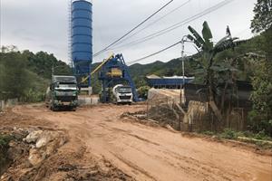 Cao Bằng: Công ty TNHH Nga Hải lấn chiếm đất công, xây dựng trạm trộn bê tông trái phép
