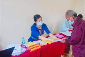 Nghệ An: Cử tri 4 huyện miền núi bỏ phiếu sớm
