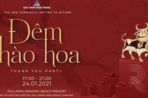 Đất Xanh Miền Trung tổ chức tiệc “Đêm Hào Hoa” tri ân khách hàng năm 2020