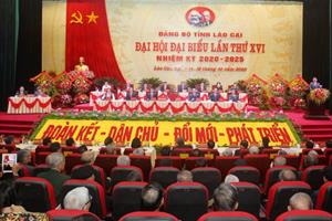 Khai mạc Đại hội Đại biểu Đảng bộ tỉnh Lào Cai lần thứ XVI
