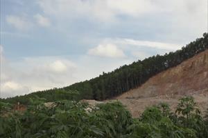 Khai thác đất gây ô nhiễm, bất chấp quy định pháp luật ở đồi Lâm Sơn