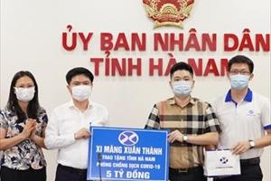 Công ty Xi măng Xuân Thành hỗ trợ Hà Nam 5 tỷ đồng cho công tác phòng chống dịch Covid-19  