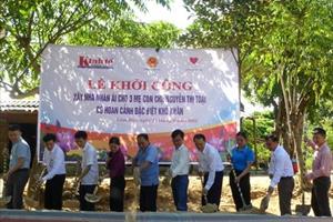 Khởi công xây nhà nhân ái cho gia đình chị Nguyễn Thị Toại
