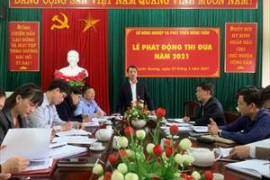 Sở Nông nghiệp và PTNT Tuyên Quang phát động thi đua năm 2021