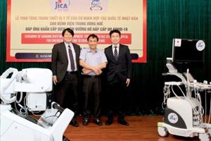 Bệnh viện Trung ương Huế nhận 03 thiết bị y tế từ JICA