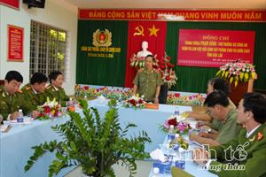 Thứ trưởng Bộ Công an Phạm Dũng thăm và làm việc tại tỉnh Đắk Lắk