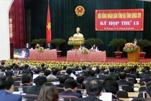 Kỳ họp HĐND tỉnh Hà Tĩnh khóa XVI: Thông qua 20 nghị quyết