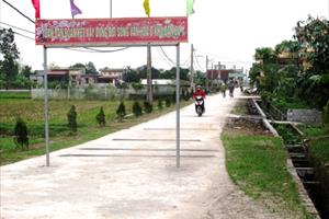 Huyện Hưng Hà đạt chuẩn nông thôn mới
