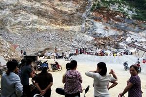 Thanh Hoá: Sạt mỏ đá khiến hai người thương vong