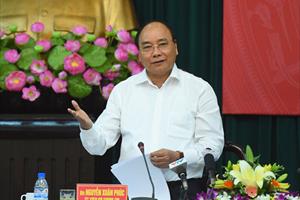 Thủ tướng Chính phủ Nguyễn Xuân Phúc làm việc với tỉnh Nam Định