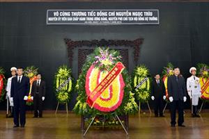 Lời cảm ơn của Ban Lễ tang và gia đình đồng chí Nguyễn Ngọc Trìu