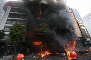 Kết luận điều tra vụ cháy lớn tại phố Trần Thái Tông khiến 13 người tử vong