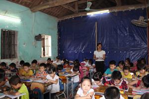 Xây dựng trường chuẩn quốc gia ở huyện Yên Phong: Khó khăn từ những điểm trường lẻ