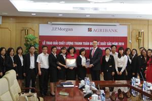 Agribank vinh dự nhận giải thưởng 