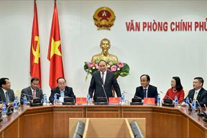 Thủ tướng Chính phủ tiếp đoàn đại biểu Hiệp hội Phát triển hàng tiêu dùng Việt Nam
