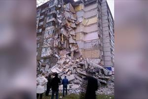 Nga: Sập tòa nhà chung cư 9 tầng từ thời Liên Xô cũ gây thương vong