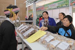 Lào Cai khai trương chợ nông sản đặc hữu đầu tiên
