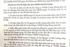 Xử lý cán bộ sai phạm ở Hà Giang: Xin đừng làm lấy lệ!