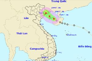 Chiều nay, áp thấp nhiệt đới sẽ đi vào đất liền Quảng Ninh-Hải Phòng
