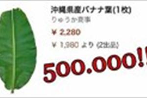 Lá chuối Việt Nam được rao bán tại Nhật giá 500.000 đồng/chiếc