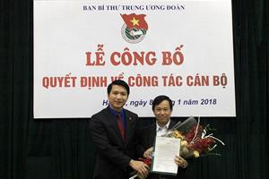 Bổ nhiệm ông Nguyễn Toàn Thắng làm Tổng Biên tập Tạp chí Thanh niên