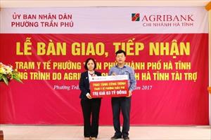 Hà Tĩnh: Khánh thành Trạm y tế do Agribank tài trợ kinh phí