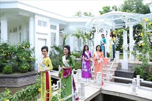Người đẹp Hoa hậu bản sắc Việt toàn cầu khoe sắc ở FLC Vĩnh Phúc Resort