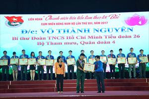 Cụm miền Đông Nam Bộ: Tuyên dương 216 gương thanh niên tiên tiến làm theo lời Bác