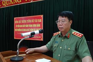 Đắk Lắk: Thứ trưởng Bùi Văn Nam thăm, làm việc tại Công an huyện Krông Bông