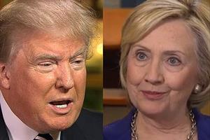 Bầu cử Mỹ 2016: Bà Hillary Clinton và ông Donald Trump tạm dẫn đầu