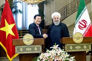 Chủ tịch nước hội đàm với Tổng thống Iran