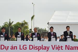 Thủ tướng dự lễ khởi công Dự án LG Display Việt Nam Hải Phòng