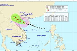 Bão số 1: Cảnh báo mưa lũ trên sông Hồng-Thái Bình