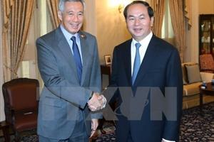 Tuyên bố báo chí Việt Nam-Singapore về chuyến thăm của Chủ tịch nước