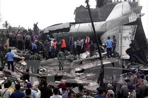 Rơi máy bay vận tải không quân Indonesia, 13 người thiệt mạng