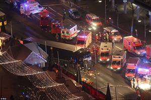 Tấn công bằng xe tải ở Đức, 12 người chết