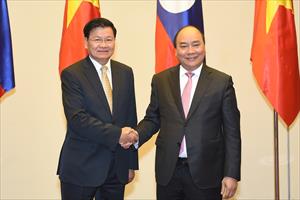 Lần đầu tiên Thủ tướng Việt, Lào chủ trì họp Ủy ban liên Chính phủ
