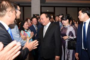 Thủ tướng Nguyễn Xuân Phúc gặp gỡ cộng đồng người Việt tại Đức