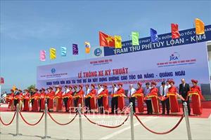 Thông xe kỹ thuật 65km đoạn tuyến cao tốc Đà Nẵng – Quảng Ngãi