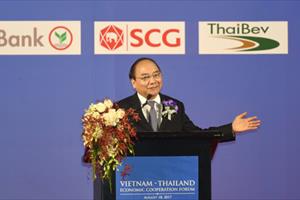 Thủ tướng: Đẩy mạnh hợp tác đầu tư toàn diện Việt Nam - Thái Lan