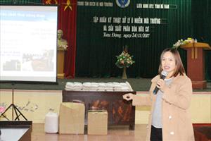 Hà Nam: Hội nghị tập huấn kỹ thuật xử lý ô nhiễm môi trường và sản xuất phân bón hữu cơ.
