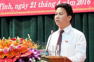 Ông Đặng Quốc Khánh được bầu làm Chủ tịch UBND tỉnh Hà Tĩnh